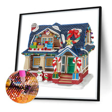 Load image into Gallery viewer, Diamond Painting - Partial Special Shaped - Christmas cottage (40*40CM)