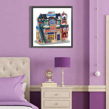 Load image into Gallery viewer, Diamond Painting - Partial Special Shaped - Christmas cottage (40*40CM)