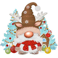Load image into Gallery viewer, Diamond Painting - Partial Special Shaped - christmas gnome (30*30CM)