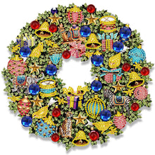 Load image into Gallery viewer, Diamond Painting - Partial Special Shaped - Christmas wreath (30*30CM)
