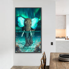 Load image into Gallery viewer, AB Diamond Painting - Full Round - butterfly elephant (40*70CM)