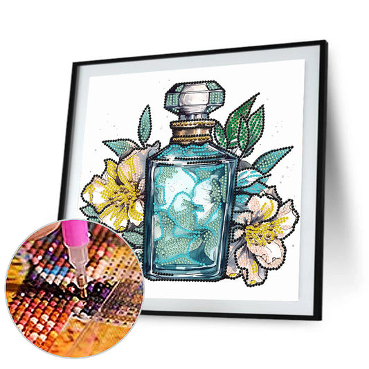 Diamond Painting - Partial Special Shaped - perfume (30*30CM)