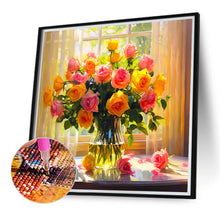 Load image into Gallery viewer, Diamond Painting - Full Round - Yu Yang Rose (40*40CM)