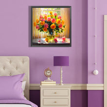 Load image into Gallery viewer, Diamond Painting - Full Round - Yu Yang Rose (40*40CM)