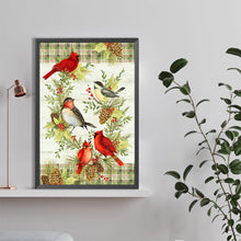 Load image into Gallery viewer, Diamond Painting - Full Round - Christmas birds (40*60CM)