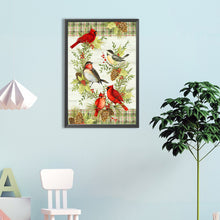 Load image into Gallery viewer, Diamond Painting - Full Round - Christmas birds (40*60CM)