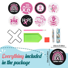 Load image into Gallery viewer, 8PCS Acrylic Round Diamond Painting Art Coaster Kit Halloween Gnome Fresh Summer