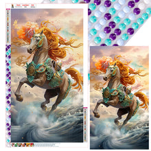 Load image into Gallery viewer, Diamond Painting - Full Round - The horse that rides on the clouds and mist (40*70CM)