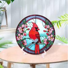Load image into Gallery viewer, Wooden Desktop Diamond Painting Ornament Dragonfly for Home Office Desktop Decor