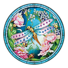 Load image into Gallery viewer, Wooden Desktop Diamond Painting Ornament Dragonfly for Home Office Desktop Decor