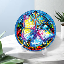 Load image into Gallery viewer, Wooden Desktop Diamond Painting Ornament Dragonfly for Home Office Desktop Decor