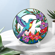 Load image into Gallery viewer, Wooden Desktop Diamond Painting Ornament Dragonfly for Home Office Desktop Decor