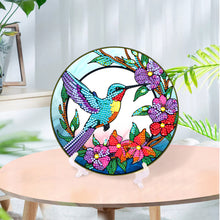 Load image into Gallery viewer, Wooden Desktop Diamond Painting Ornament Dragonfly for Home Office Desktop Decor