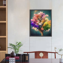Load image into Gallery viewer, AB Diamond Painting - Full Round - Colorful tree (40*50CM)