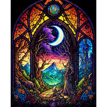 Load image into Gallery viewer, AB Diamond Painting - Full Round - Witch under the moon (40*50CM)