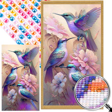 Load image into Gallery viewer, AB Diamond Painting - Full Round - hummingbird (40*70CM)