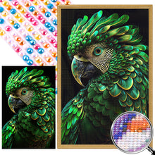 Load image into Gallery viewer, AB Diamond Painting - Full Round - green parrot (45*70CM)
