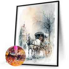 Load image into Gallery viewer, Diamond Painting - Full Round - Snow carriage (40*50CM)