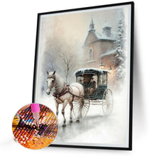 Load image into Gallery viewer, Diamond Painting - Full Round - Snow carriage (40*50CM)