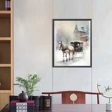Load image into Gallery viewer, Diamond Painting - Full Round - Snow carriage (40*50CM)