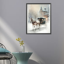 Load image into Gallery viewer, Diamond Painting - Full Round - Snow carriage (40*50CM)