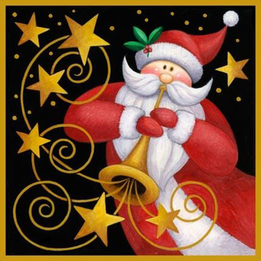 AB Diamond Painting - Full Square - cute santa claus (30*30CM)