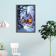 Load image into Gallery viewer, Diamond Painting - Full Round - snow House (40*60CM)