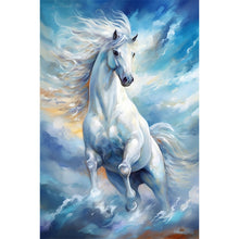 Load image into Gallery viewer, Diamond Painting - Full Round - white horse (40*60CM)