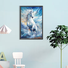 Load image into Gallery viewer, Diamond Painting - Full Round - white horse (40*60CM)
