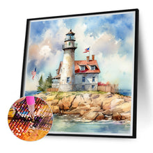 Load image into Gallery viewer, Diamond Painting - Full Round - lighthouse (40*40CM)