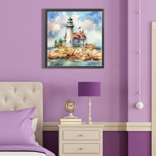 Load image into Gallery viewer, Diamond Painting - Full Round - lighthouse (40*40CM)