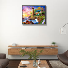 Load image into Gallery viewer, Diamond Painting - Full Round - countryside mountains (50*40CM)