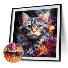 Load image into Gallery viewer, AB Diamond Painting - Full Square - Colorful cats (40*40CM)