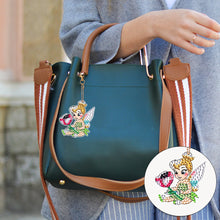 Load image into Gallery viewer, 6PCS Diamond Painting Keychain Double Sided Rhinestone Painting Keychain Pendant