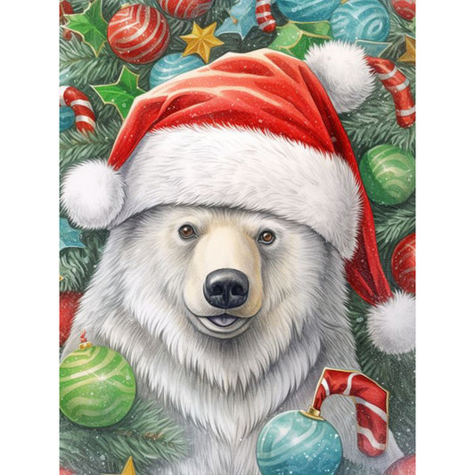 AB Diamond Painting - Full Square - christmas animals (30*40CM)
