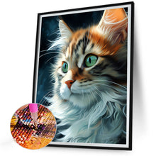 Load image into Gallery viewer, AB Diamond Painting - Full Square - cat cat (30*40CM)