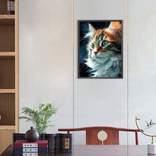 Load image into Gallery viewer, AB Diamond Painting - Full Square - cat cat (30*40CM)