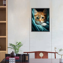 Load image into Gallery viewer, AB Diamond Painting - Full Square - cat cat (30*40CM)