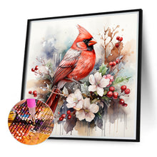 Load image into Gallery viewer, Diamond Painting - Full Round - cardinal on tree branch (40*40CM)