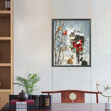 Load image into Gallery viewer, Diamond Painting - Full Round - Christmas forest animals (40*50CM)