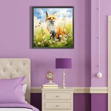 Load image into Gallery viewer, Diamond Painting - Full Round - Daisy and Fox (40*40CM)