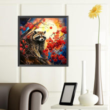 Load image into Gallery viewer, Diamond Painting - Full Round - Red grape and civet cat (40*40CM)