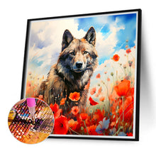 Load image into Gallery viewer, Diamond Painting - Full Round - Poppy and Wolf (40*40CM)