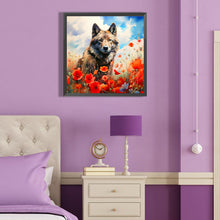Load image into Gallery viewer, Diamond Painting - Full Round - Poppy and Wolf (40*40CM)