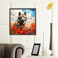 Load image into Gallery viewer, Diamond Painting - Full Round - Poppy and Wolf (40*40CM)