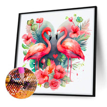Load image into Gallery viewer, Diamond Painting - Full Round - flamingo (40*40CM)