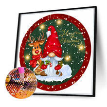 Load image into Gallery viewer, Diamond Painting - Full Round - christmas gnome (40*40CM)