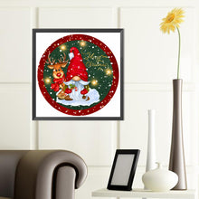 Load image into Gallery viewer, Diamond Painting - Full Round - christmas gnome (40*40CM)