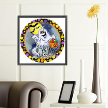 Load image into Gallery viewer, Diamond Painting - Full Round - Halloween cute ghost (40*40CM)