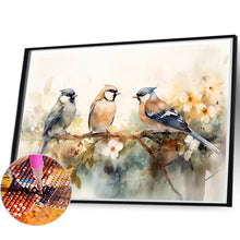 Load image into Gallery viewer, Diamond Painting - Full Round - Beautiful bird flying on the branch (40*60CM)